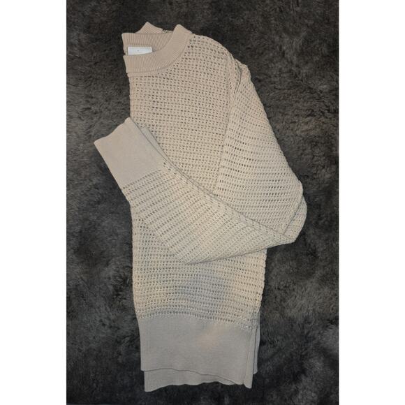 Varley Kershaw Sweater in Moonlight XS True Knit 100% Cotton - Picture 3 of 6